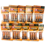 4PCS/pack AA/AAA Kingever Extra Heavy Duty Battery
