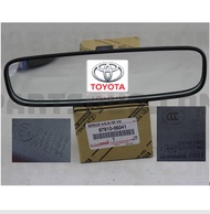 กระจกมองหลังรถ Toyota แท้ 100% ใหญ่กว่าของเดิม 1.5 ซม.ใส่ได้กับรุ่น Vigo Vios Yaris Fortuner Altis I