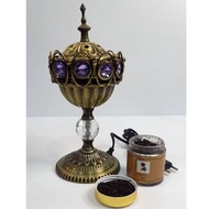 Electric Mabkhara With Bakhoor/ incense / Gaharu (Bakhoor) burner / Easy and safe use
