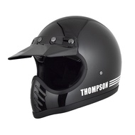 กันชนศีรษะแบบเต็มใบ Thompson Ghost Motorcycle Full Face Helmet ป้องกันการเดินทางทั้งปี วัสดุคาร์บอนไ