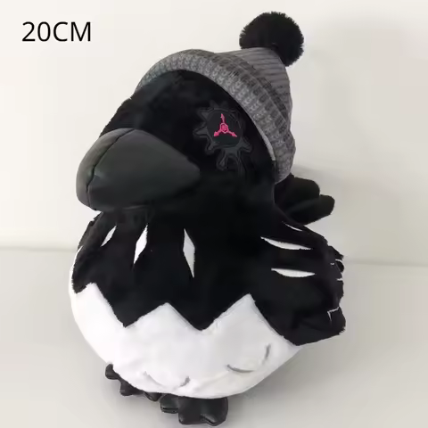 Murder Drones Uzi Crow Plush Toys Cartoon Cute Soft Stuffed Animal Game Killer Uzi Raven Pillow Doll