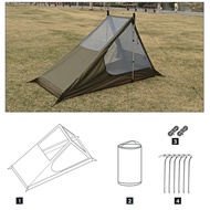 Airy Mesh Tent 1 Person Ultralight Tent Quick Setup Backpacking Shelter Breathable Mosquito Proof fo