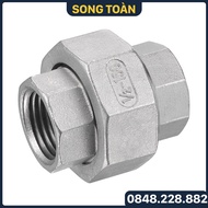 Rắc Co Inox Đầu Nối Rắc Co Ren Trong Inox 304 Phi 21 27 34 42 49 60mm