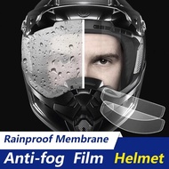 Universal Motorcycle Helmet Rainproof Film Helmet Anti-Fog Film for Safe Driving