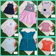 HARGA BORONG 💥Baju BABY GIRL Dress (2-12years)girls kids clothing dress💯kualiti cotton BUNDLE PRELOV