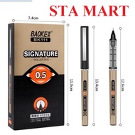 Signature pen / Needle brush pen / Baoke BK111, BK126 water ballpoint pen. 0.5 mm stroke, quick-dryi