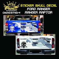 Sticker Ford Ranger & Ranger Raptor skull decal