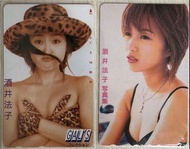 酒井法子日本電話卡2張