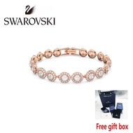 Ready Stock Swarovski Crystal Bracelet for Wife's Birthday Gift Elegant Bracelet