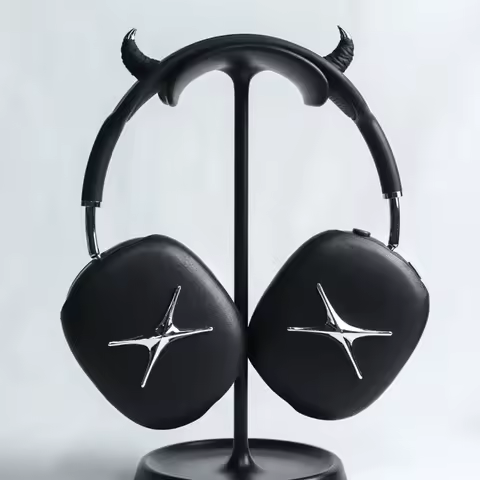 Y2K Devil Horn Cover for AirPods Max, Custom Headphone Decoration Attachment for Airpod Max, Protect