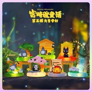 Miyazaki hayao elf fairy tale totoro Blind Box Hand Toy Totoro Doll Kawaii Desktop Ornament Night Li