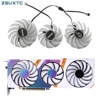 White 85mm 75mm 4pin Cooling Fan For Colorful RTX 3060 3070 3080 3060Ti iGame Ultra OC RTX3060 RTX30