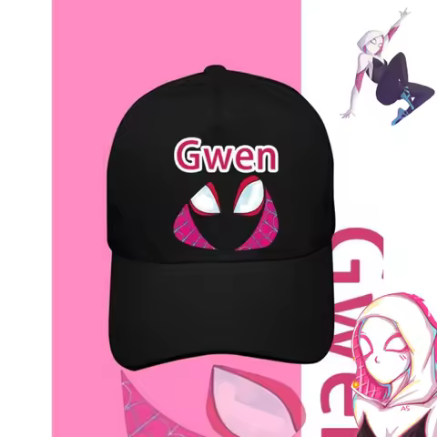 Spider-Man Across the Spider-Verse Spider Gwen Creative Personality Cartoon Print Student Outdoor Ca