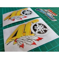 STICKERS 46 YAMAHA THE DOCTOR VR46 ROSSI STICKER CUTTING PANTUL CAHAYA STICKER TOP BOX MOTOR HELMET 