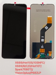หน้าจอ Lnfinix X689/Hot10S/1OSNFC จอพร้อมทัชสกรีน จอ+ทัช X689/B/C/D/Hot10T/  Spark7P/KF7j lcd displa
