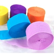 Crepe paper roll/paper streamer/decoration streamer crepe paper