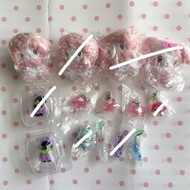 sanrio底褲公仔,車厘子,水母 ,天使扭蛋 pikmin扭蛋 森林家族