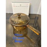 vision cookware 2.5 liters (beige)
