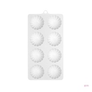 gon 8cavity Semicircular Petals Mold DIY Mousse Cake Mould Homes Baking DIY Supplies