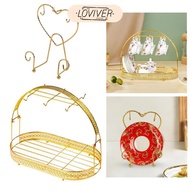 LOVIVER Cup Drying Rack Stand Dry Rack with Removable Bottle Rack Water Bottle Drying Rack for Home