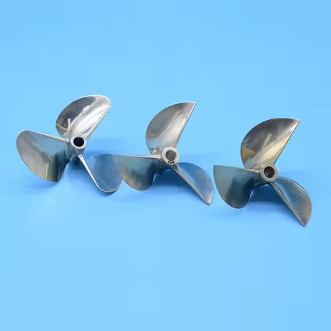 Rc Boat Propeller 6717 7016 7214 3 blades Copper Propeller Screw 67/70/72mm For 6.35mm 1/4" Prop Sha