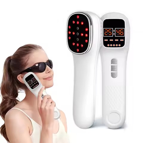 650nm 808nm Red Light Infrared Beauty Device Handheld Skin Care Tool with Remote Control 15/30/45/60