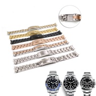 For 20MM Submariner GMT daytona Rolex Bracelet Rolex steel watchband strap High-quality solid steel 