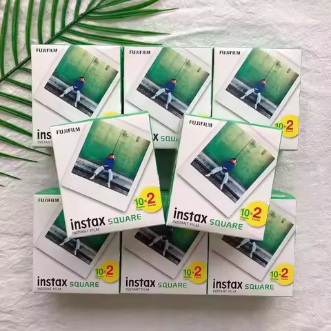 (10-100 Sheets) Fujifilm Instax Square Film White Edge Photo Paper for Instax SQ10 SQ6 SQ20 Instant 