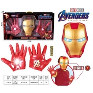Avengers Iron Man Mask and Hand Glove Topeng Muka & Sarung Tangan Iron Man Avengers