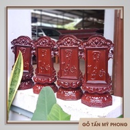 Bài vị thờ Linh vị thờ Tổ Nghiệp Tổ Nghề gỗ tự nhiên Chạm khắc theo yêu cầu Hương vị gỗ