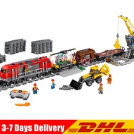 Shipping Lepin 02009 1033pcs City Engineering Remote Control RC Train Building Block Compatible 6009