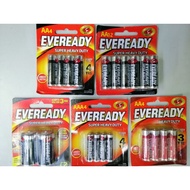 Battery Eveready heavy duty AA4 / AAA4 /AA2 / AA12 / C2