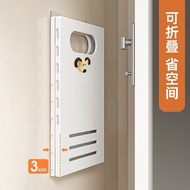 Wall Mount Foldable Laundry Basket, Large 47L Ventilated Hamper, Folds to 3cm Thin