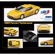 BBR 1: 64 Ferrari Testarossa Testarossa Modena Yellow Simulation Car Model Collection