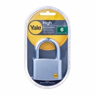 Yale Y120/70/141/1 Silver Series Outdoor Brass / Satin Padlock