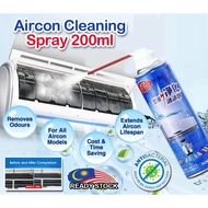 Air-Cond Cleaner Air Conditioner Cleaner Aircon Cleaning Spray Aircond coil cleaner Cuci 200ml