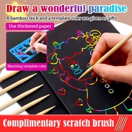 Paint Art Creative Hand Scratch Painting DIY Scratch Paper Art Paint Hand Colorful Pattern Paint/Scr