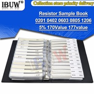 4250PCS 8500PCS 8850PCS 0201 0402 0603 0805 1206 Resistor Sample Book ibuw 5% SMD Assorted Kit 10K 1