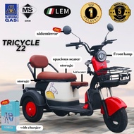 ★KEMILNG★ electric tricycle scooter adult 1800w new mini family car for men and women