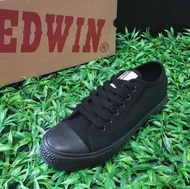 Kasut Sekolah Hitam Edwin | Edwin Black School Shoes Original EW2039