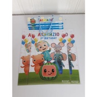 Cocomelon snack Plastic/cocomelon snack Bag/cocomelon Gift Plastic