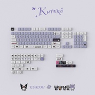 Kuromi Keycaps PBT Dye-sub MOA Profile Keycap Custom Keycaps Compatible with Cherry Gateron MX Switc