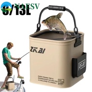 NAESV Fishing Bucket, Outdoor Bucket Camping Bucket Foldable Bucket, Collapsible Design Fishing Buck