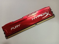 RAM Kingston HyperX FURY DDR3-Bus1333/8G  รหัส HX313C9FB/8 ซิงค์สีแดง