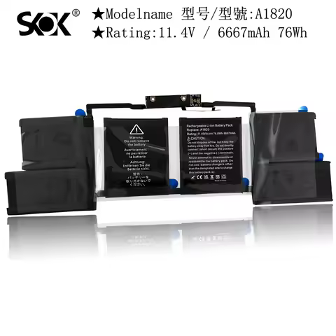 A1707 A1820 Battery, Laptop Battery Compatible with MacBook Pro 15 inch A1707 Battery(Late 2016 Mid 