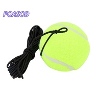 MAYSHOW Tennis Training Ball, Elastic String Tether Ball Rebound Ball, Tennis Adjustable Rope Yellow