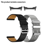 【Google Pixel Watch 4/3 45mm】PU + ,, Set tali jam 2pcs untuk Google Pixel Watch 4/3 45mm Tali kulit 