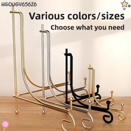HGOUGV656Z6 Plate Stands, 4 6 8 10 12inch Foldable Display Stand, Durable Solid Iron Photo Pedestal 