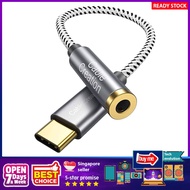 [sgstock] CableCreation USB C to 3.5mm Headphone Audio Jack Adapter (Realtek DAC Chipset), 0.33 ft T