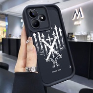 Case For Realme C53 C51 C51s Narzo N53 Note 50 New Personal Mobile Phone Frame Silicone Sun Protecti